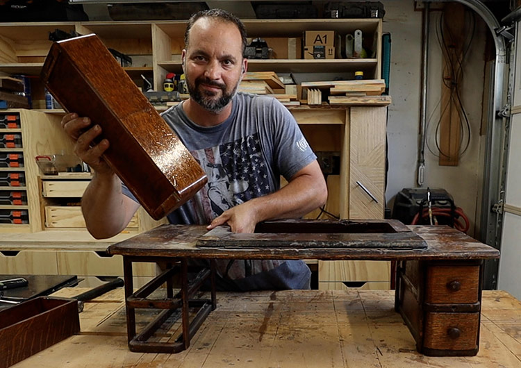 Vintage Singer Sewing Machine Cabinet – Antique Rebuild